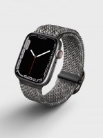Ремешок Uniq Aspen DE для Apple Watch 42/44/45 мм серый