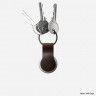 Кожаный брелок Nomad Leather Loop для AirTag коричневый (Rustic Brown) - фото № 2