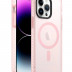 Чехол Gurdini Nano с MagSafe для iPhone 15 Pro розовый