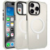 Чехол Gurdini Asty с MagSafe для iPhone 15 Pro Max белый