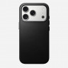 Кожаный чехол Nomad Traditional Leather Case для iPhone 17 Pro черный (Black) - фото № 8
