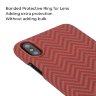 Чехол PITAKA MagEZ Case для iPhone X красный карбон ёлочка Herringbone (KI8007X) - фото № 7
