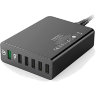 Сетевое зарядное устройство Anker PowerPort+ 6 USB Quick Charge 3.0 чёрное - фото № 2