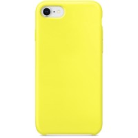 Силиконовый чехол Gurdini Silicone Case для iPhone 7/8/SE 2 жёлтый (Flash)