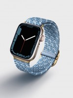 Ремешок Uniq Aspen DE для Apple Watch 38/40/41 мм голубой