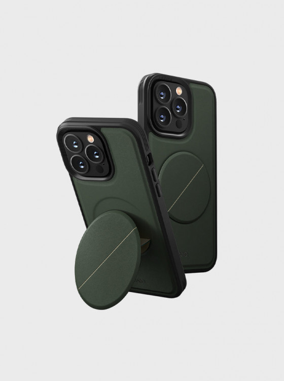 Чехол Uniq Novo для iPhone 14 Pro Max зеленый (Green)
