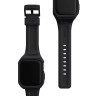 Силиконовый ремешок с чехлом UAG Scout Plus для Apple Watch 45 мм черный (Black) - фото № 4