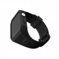 Силиконовый ремешок с чехлом UAG Scout Plus для Apple Watch 45 мм черный (Black)