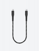Кабель EnergEa NyloFlex USB-C to USB-C Cable 30 см черный