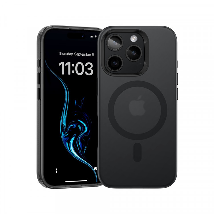 Чехол Benks Lucid Armor с MagSafe для iPhone 16 Pro черный (Black)