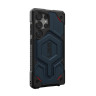 Чехол UAG Monarch Pro Kevlar для Samsung Galaxy S25 Ultra синий кевлар (Kevlar Mallard) - фото № 4