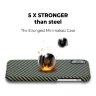 Чехол PITAKA MagEZ Case для iPhone Xs зелёный карбон Twill (KI8005XS) - фото № 8