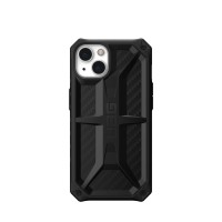 Чехол UAG Monarch для iPhone 13 чёрный карбон (Carbon Fiber)
