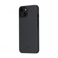 Чехол PITAKA MagEZ Case Pro для iPhone 13 чёрный карбон - Twill (KI1301MP)