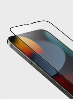 Защитное стекло Uniq Optix Matte для iPhone 14 Pro Max матовое с рамкой
