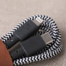Кабель Native Union Belt Cable USB-C to Lightning 1.2 м зебра - фото № 3