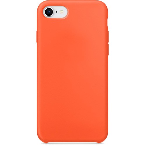 Силиконовый чехол Gurdini Silicone Case для iPhone 7/8/SE 2 оранжевый (Spicy Orange)