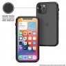 Чехол Catalyst Influence Series Case для iPhone 12 / 12 Pro черный (Stealth Black) - фото № 2