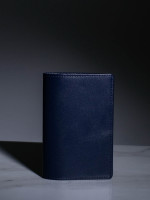 Обложка на паспорт из натуральной кожи DOST Leather Co. темно-синяя