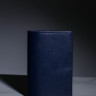 Обложка на паспорт из натуральной кожи DOST Leather Co. темно-синяя