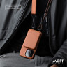 Чехол MOFT Vegan Leather Snap Case с MagSafe для iPhone 14 Pro Max коричневый - фото № 2