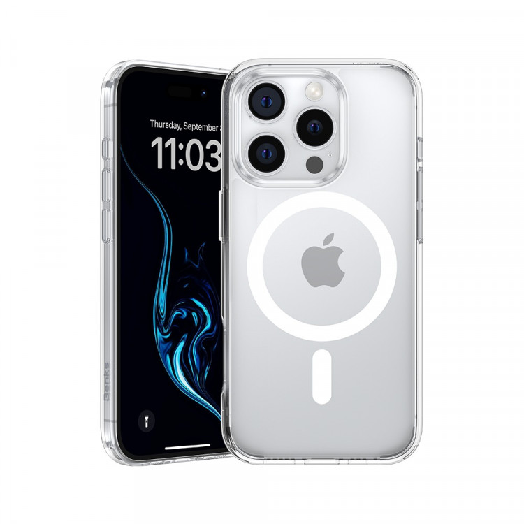 Чехол Benks Lucent Pro с MagSafe для iPhone 16 Pro прозрачный (Transparent)
