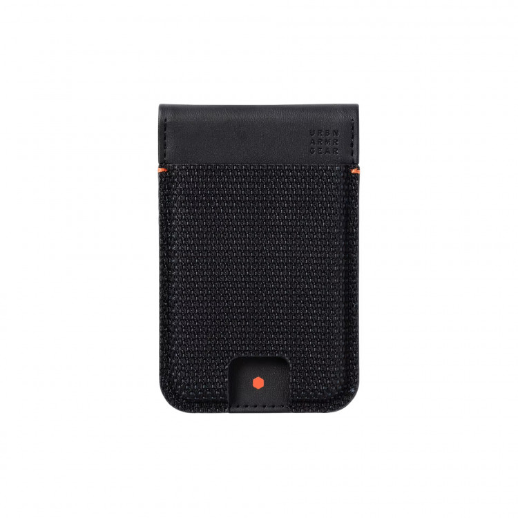 Магнитный кошелек-подставка UAG Metropolis Kevlar MagSafe Wallet черный кевлар (Kevlar Black)