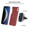 Чехол PITAKA MagEZ Case для iPhone Xs красный карбон ёлочка Herringbone (KI8007XS) - фото № 2