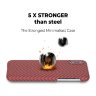 Чехол PITAKA MagEZ Case для iPhone Xs красный карбон ёлочка Herringbone (KI8007XS) - фото № 8