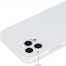 Чехол Memumi ультра тонкий 0.3 мм для iPhone 12 Pro Max белый - фото № 4
