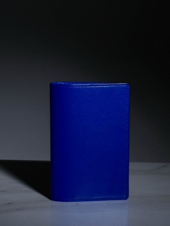 Обложка на паспорт из натуральной кожи DOST Leather Co. синяя