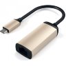 Адаптер Satechi USB Type-C to Ethernet Adapter (ST-TCENG) золотистый - фото № 4