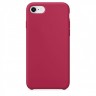 Силиконовый чехол Gurdini Silicone Case для iPhone 7/8/SE 2 розовый (Rose Red)