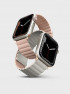 Силиконовый ремешок Uniq Revix для Apple Watch 42/44/45 мм розовый/бежевый
