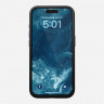 Кожаный чехол Nomad Modern Leather Case MagSafe для iPhone 15 Pro Max черный (Black) - фото № 6