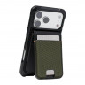 Магнитный кошелек-подставка UAG Metropolis Kevlar MagSafe Wallet зеленый кевлар (Kevlar Element Green) - фото № 5