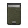 Магнитный кошелек-подставка UAG Metropolis Kevlar MagSafe Wallet зеленый кевлар (Kevlar Element Green) - фото № 3