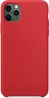 Силиконовый чехол Gurdini Silicone Case для iPhone 11 Pro Max красный