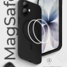 Чехол Gurdini Slim Series с MagSafe для iPhone 17 темно-серый - фото № 3