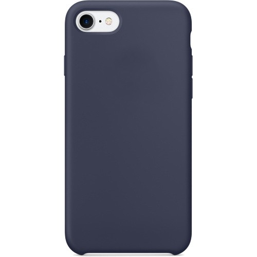 Силиконовый чехол Gurdini Silicone Case для iPhone 7/8/SE 2 тёмно-синий (Midnight Blue)