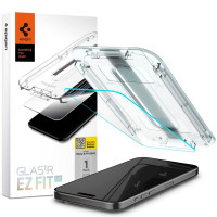 Защитное стекло SPIGEN EZ FIT GLAS.tR для iPhone 15 Pro Max (Clear)