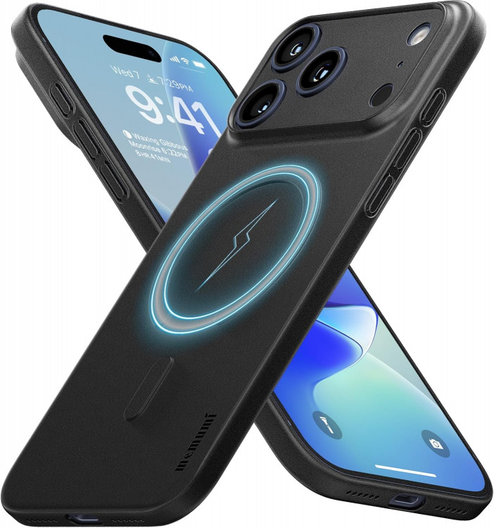 Чехол Memumi Magnetic Ultra Thin Case для iPhone 17 Pro Max черный
