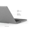 Чехол UAG Essential Armor для MacBook Pro 16" (2021-2025) прозрачный (Ice) - фото № 6