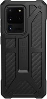 Чехол UAG Monarch Series Case для Samsung Galaxy S20 Ultra чёрный карбон