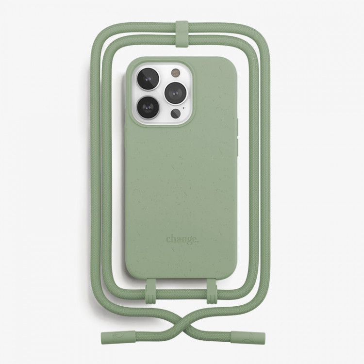 Чехол Woodcessories Change Case для iPhone 14 Pro Max зеленый (Jade Green)