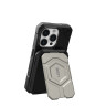 Магнитный кошелек UAG Magnetic Wallet with Stand MagSafe черный/титан (Black/Titanium) - фото № 2