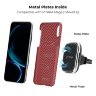 Чехол PITAKA MagEZ Case для iPhone Xr красный карбон ёлочка Herringbone (KI9007XR) - фото № 2