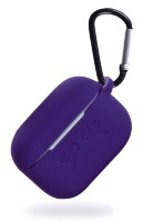 Силиконовый чехол Gurdini Soft Touch с карабином для AirPods Pro фиолетовый