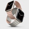 Силиконовый ремешок Uniq Revix для Apple Watch 38/40/41 мм розовый/бежевый