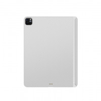 Чехол PITAKA MagEZ Case 2 для iPad Pro 12.9" (2021) бело-серый Twill
